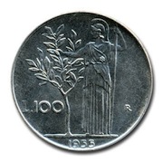 100 lire minerva repubblica italiana