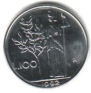 100 lire minerva piccola repubblica italiana